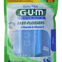 GUM® Easy-Flossers Mugav kaasaskantav hambaniit. 30tk