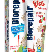 BIOREPAIR KIDS hambapasta 0-6a (metsmaasikas) 50ml